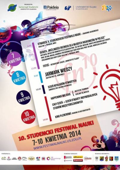 Studencki Festiwal Nauki plakat