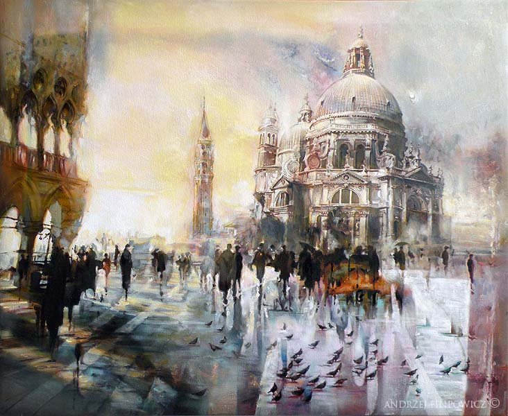 Plac-świętego-Marka-mal. Andrzej Filipowicz